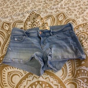 Hollister Light Wash Jean Shorts